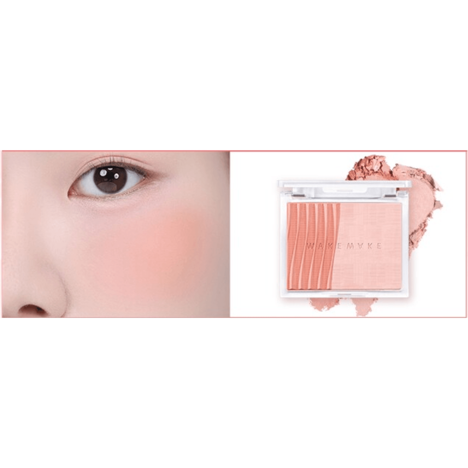 WAKEMAKE Sheer Layering Dual Blusher (5 Colours) Face Blush WAKEMAKE