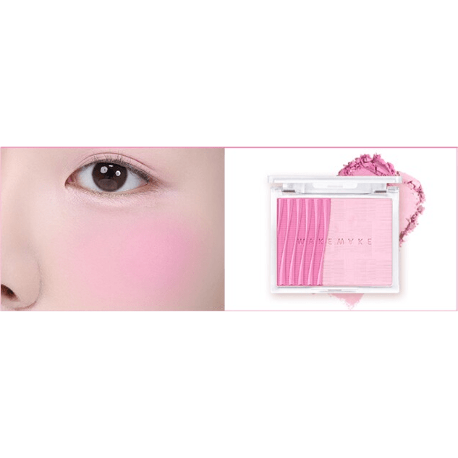 WAKEMAKE Sheer Layering Dual Blusher (5 Colours) Face Blush WAKEMAKE