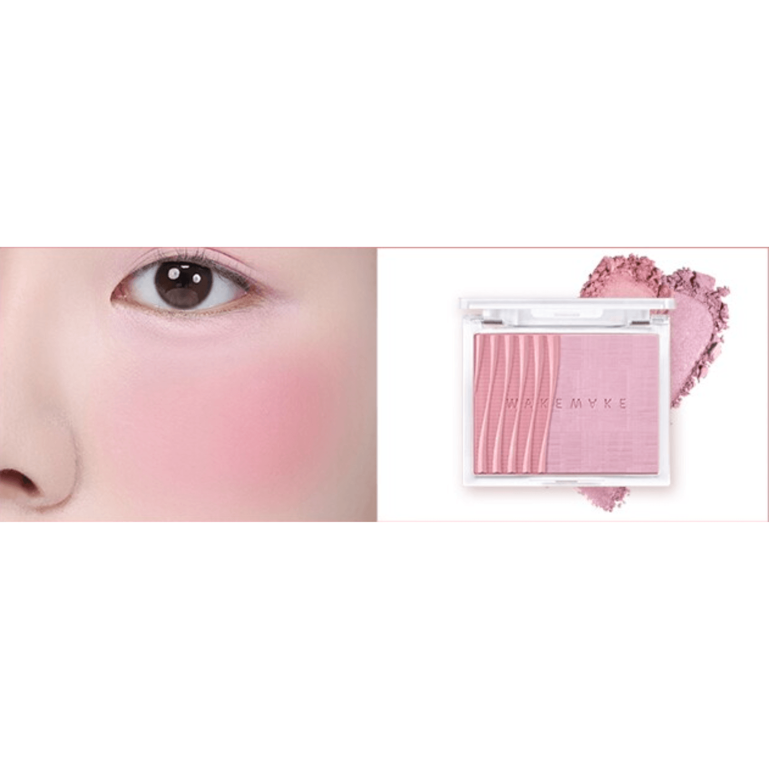 WAKEMAKE Sheer Layering Dual Blusher (5 Colours) Face Blush WAKEMAKE