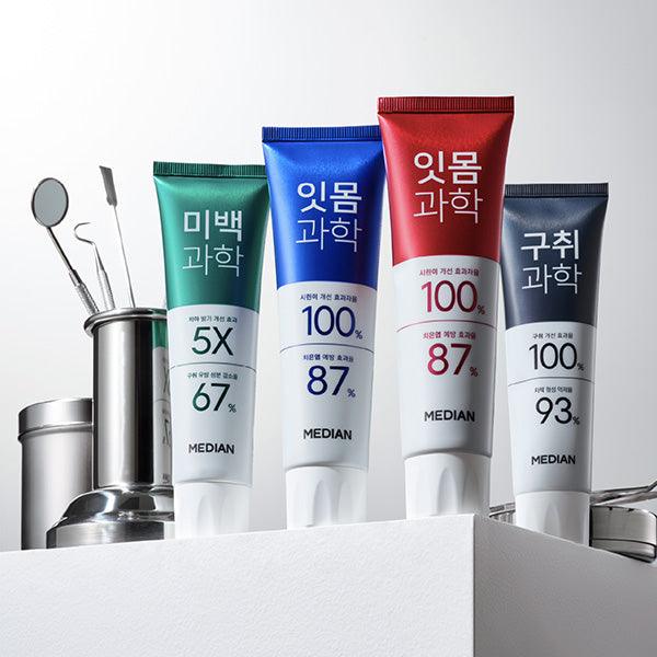 MEDIAN Halitosis Science Toothpaste Freezing cool Mint 120g*3 (Copy) - KimYoung K-beauty Shop