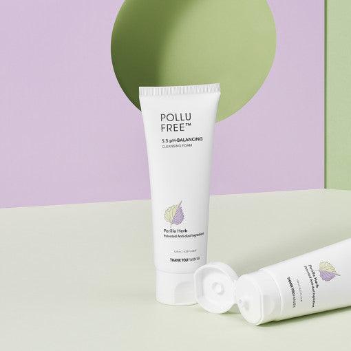 [THANK YOU FARMER] Pollufree 5.5 pH-Balancing Cleansing Foam 120ml (Copy) - KimYoung K-beauty Shop