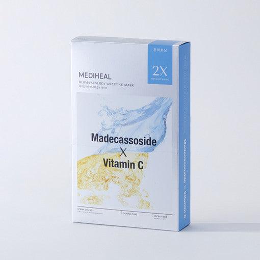 MEDIHEAL Derma Synergy Wrapping Mask Sheet 10P #Madecassoside X Vitamin C (Copy) - KimYoung K-beauty Shop