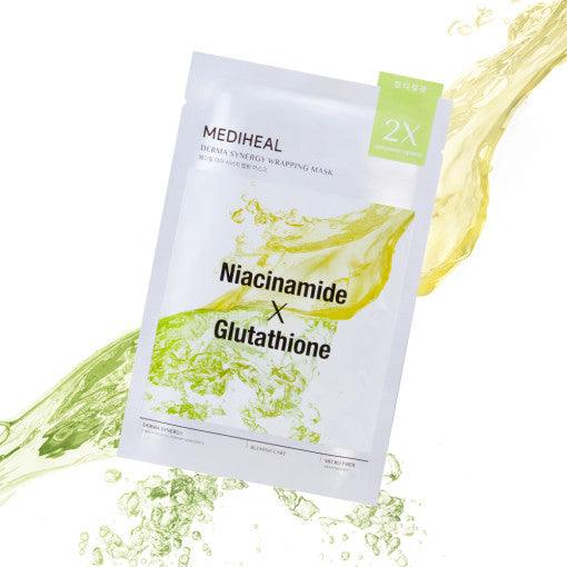 MEDIHEAL Derma Synergy Wrapping Mask Sheet 10P #Niacinamide X Glutathione (Copy) - KimYoung K-beauty Shop