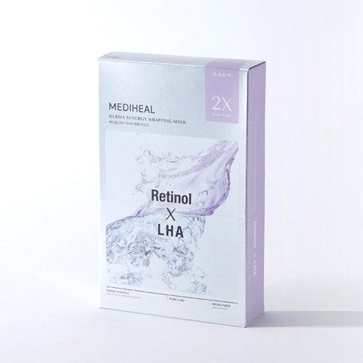 MEDIHEAL Derma Synergy Wrapping Mask Sheet 10P #Retinol X LHA (Copy) - KimYoung K-beauty Shop