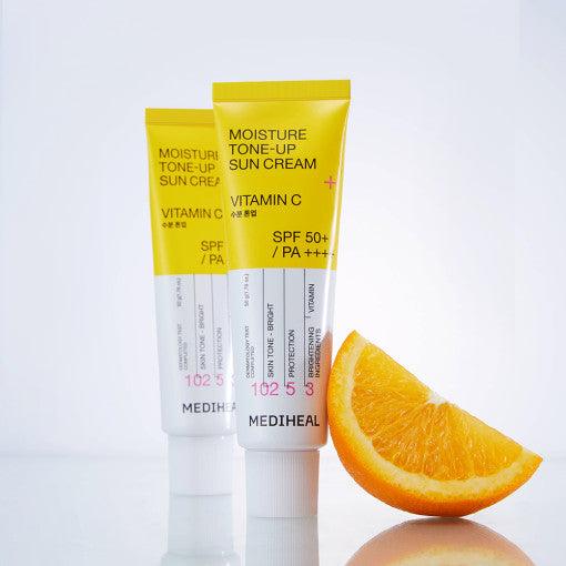 MEDIHEAL MEDIHEAL Moisture Tone-Up Sun Cream Vitamin C 50ml (SPF 50+, PA++++) (Copy) - KimYoung K-beauty Shop