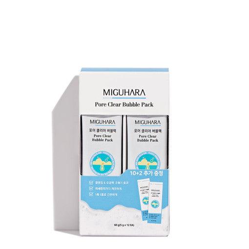 MIGUHARA Pore Clear Bubble Pack Set (5g x 12 sachets) (Copy) - KimYoung K-beauty Shop