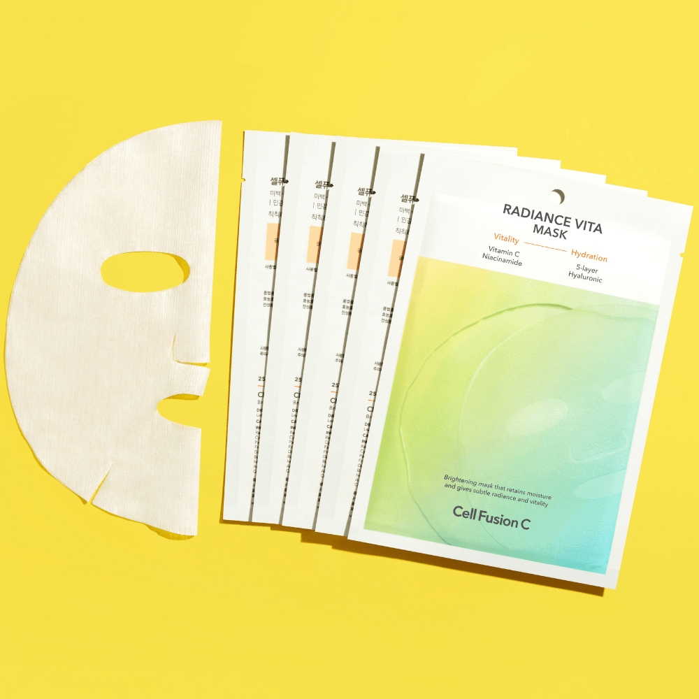 [Cell Fusion C]  Radiance Vita Masks (5 sheets) 25ml x 5ea