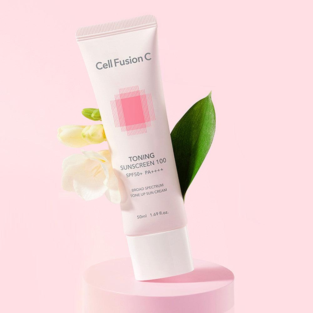 [Cell Fusion C] Toning Sunscreen SPF 50+ / PA++++ 50ml