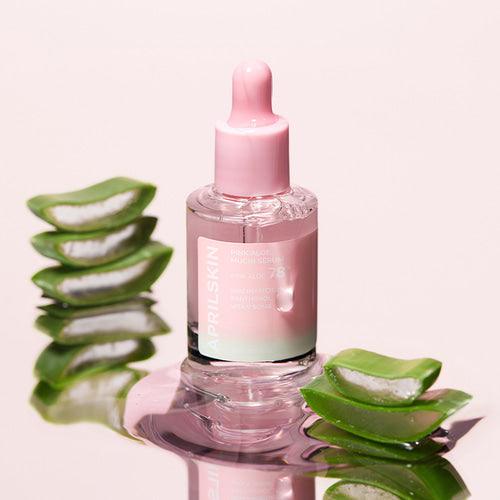 APRILSKIN Pink Aloe Mucin Serum 30ml - Hydrating & Soothing