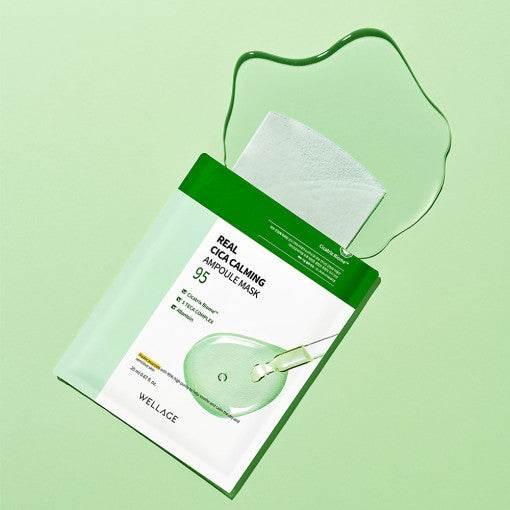 WELLAGE Real Cica Calming Ampoule Mask Sheet 20ml X 10P (Copy) - KimYoung K-beauty Shop