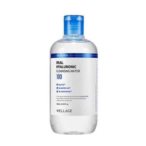 WELLAGE Real Hyaluronic Cleansing Water 400ml - KimYoung K-beauty Shop