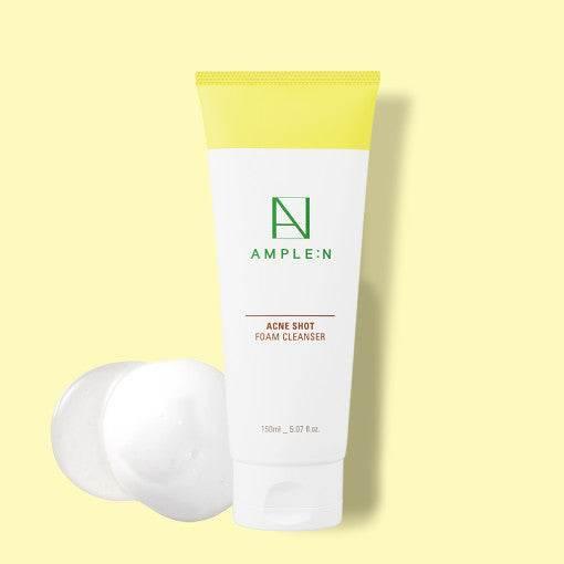 AMPLE:N Acne Shot Foam Cleanser 150ml - KimYoung K-beauty Shop