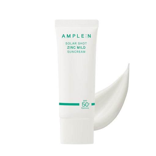 AMPLE:N Solar Shot Zinc Mild Suncream 40ml SPF 50+ PA++++ (Copy) - KimYoung K-beauty Shop