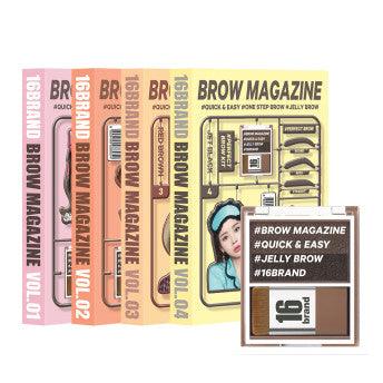 16BRAND 16 Brow Magazine Eyebrow (3 colors)