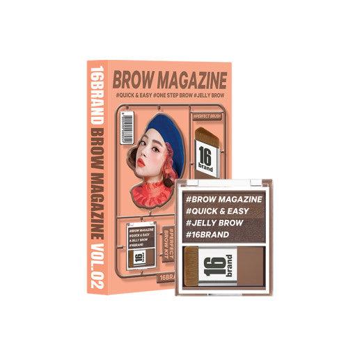 16BRAND 16 Brow Magazine Eyebrow (3 colors)