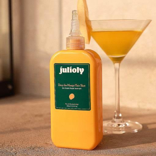 julioly Drop the Mango Hair Shot Silk Keratin Repair Treatment 300ml - KimYoung K-beauty Shop