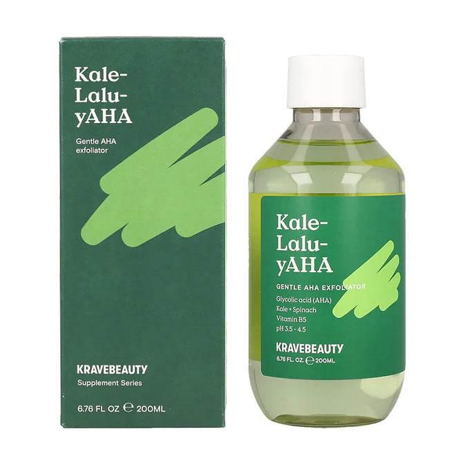 KRAVEBEAUTY Kale-Lalu-yAHA Gentle AHA Exfoliator 200ml - KimYoung K-beauty Shop