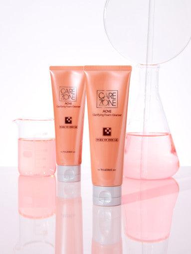 CAREZONE Acne Clarifying Foam Cleanser Duo Set (130ml+130ml) (Copy) - KimYoung K-beauty Shop