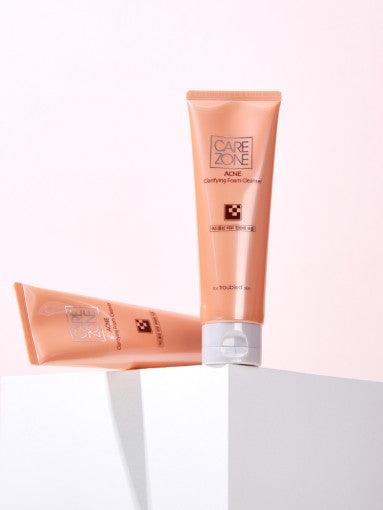 CAREZONE Acne Clarifying Foam Cleanser Duo Set (130ml+130ml) (Copy) - KimYoung K-beauty Shop