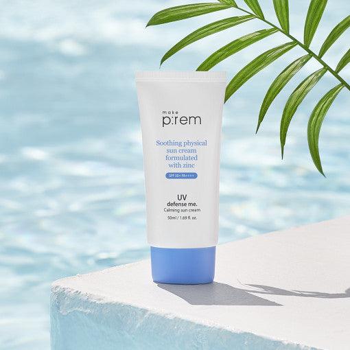 make p:rem UV Defense Me. Calming Sun Cream SPF 50+ PA++++ 50ml (Copy) - KimYoung K-beauty Shop