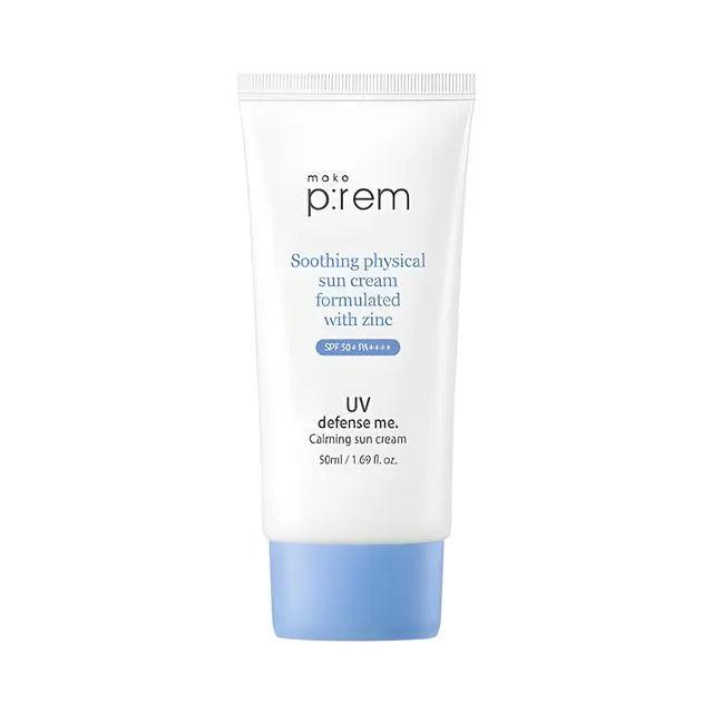 make p:rem UV Defense Me. Calming Sun Cream SPF 50+ PA++++ 50ml (Copy) - KimYoung K-beauty Shop