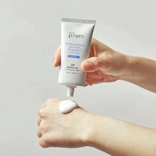 make p:rem UV Defense Me. Calming Sun Cream SPF 50+ PA++++ 50ml (Copy) - KimYoung K-beauty Shop