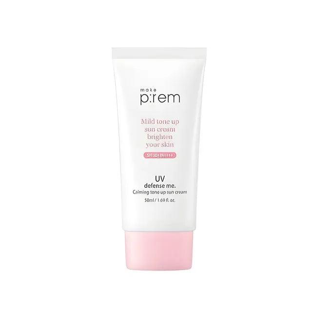 make p:rem UV Defense Me. Calming Tone Up Sun Cream SPF 50+ PA++++ 50ml (Copy) - KimYoung K-beauty Shop