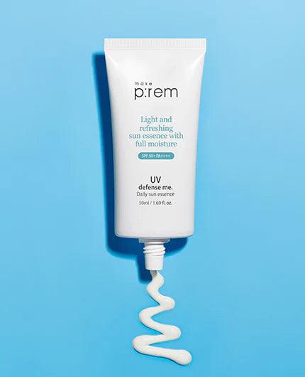 make p:rem UV Defense Me. Daily Sun Essence SPF 50+ PA++++ 50ml (Copy) - KimYoung K-beauty Shop