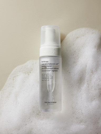 The Face Shop The Therapy Vegan Glow Hyaluronic Acid Foaming Cleanser 150ml