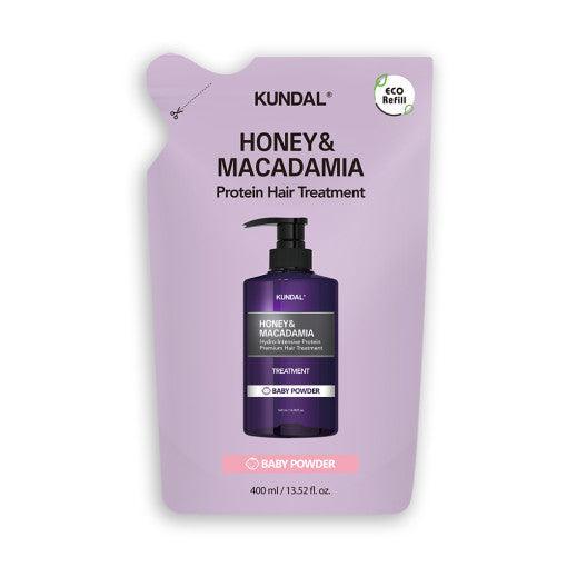 KUNDAL HONEY & MACADAΜΙΑ Protein Hair Treatment (Refill) 400ml #BARY POWDER