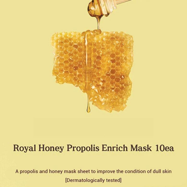 SKINFOOD Royal Honey Propolis Mask 30ml X 10ea (Copy) - KimYoung K-beauty Shop