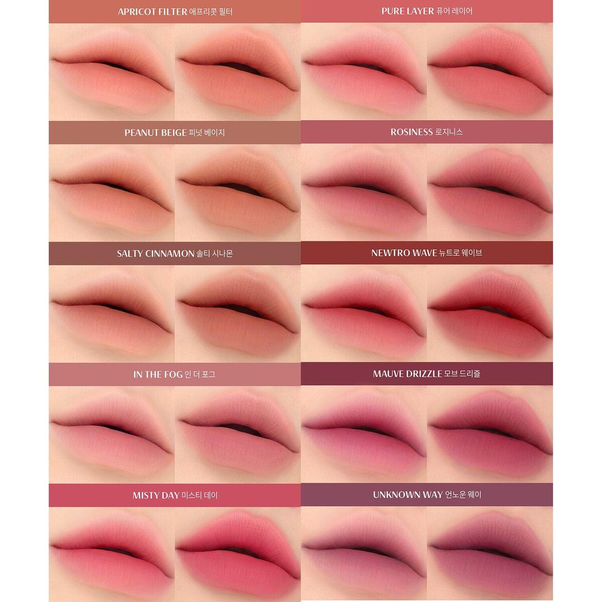 3CE Blur Matte Lipstick 4g (12 Colors)