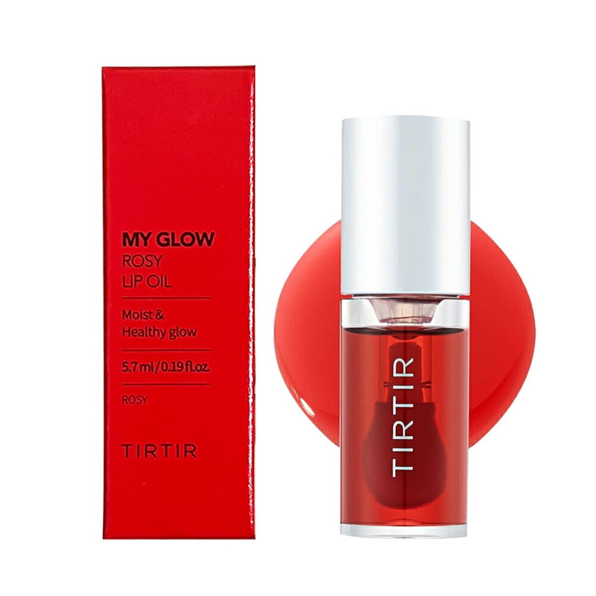 TIRTIR My Glow Lip Oil 5.7ml [US, Japan, Germany, India, UK, Uae, France, Italy, Brazil, Canada, Russia, South Africa, Australia, Kuwait, Mexico, Indonesia, Netherlands, Saudi Arabia, UKRAIN, Finland, POLAND, Singapore, Malaysia ]