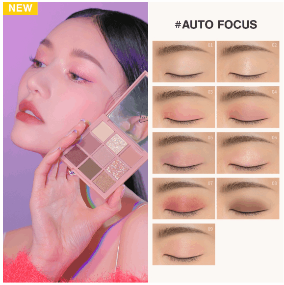 3CE Multi Eye Color Palette #AUTO FOCUS