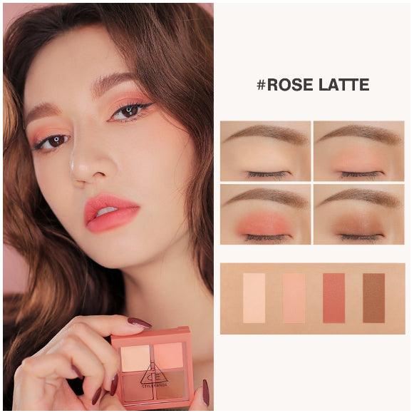 3CE MINI MULTI EYE COLOR PALETTE 3.5g #ROSE LATTE