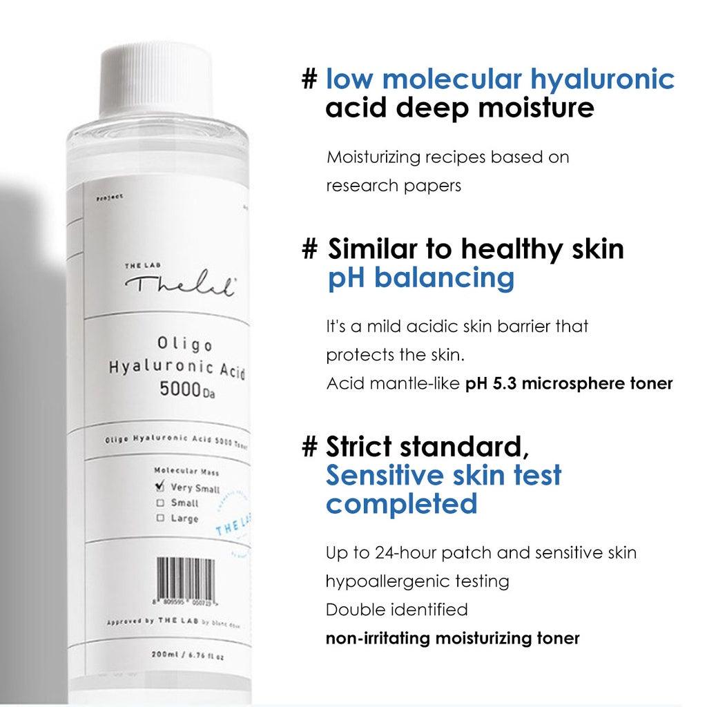 THE LAB by blanc doux - Oligo Hyaluronic Acid 5000 Toner 200ml