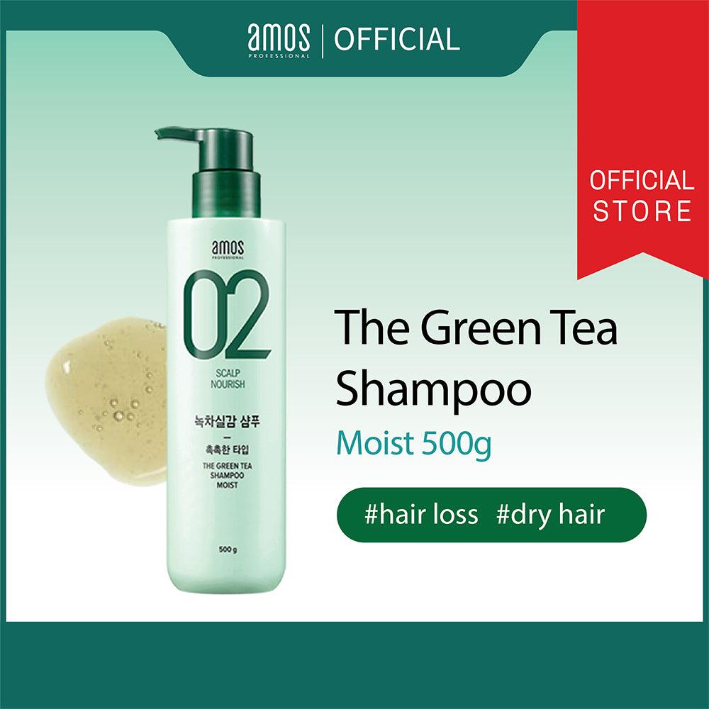 Amos Professional - The Green Tea Shampoo [Moist - For Normal/Dry Scalp] 500g