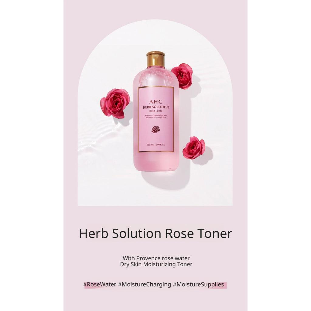 AHC Herb Solution Rose Toner 500ml