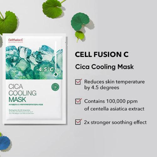 [Cell Fusion C] Cica Cooling Mask 27g X 5 sheets