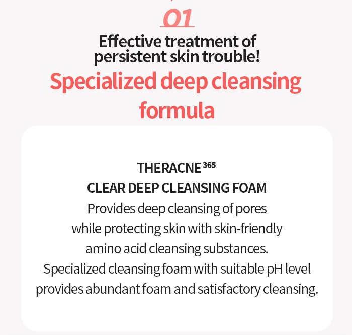 AESTURA - Theracne 365 Clear Deep Cleansing Foam 200g