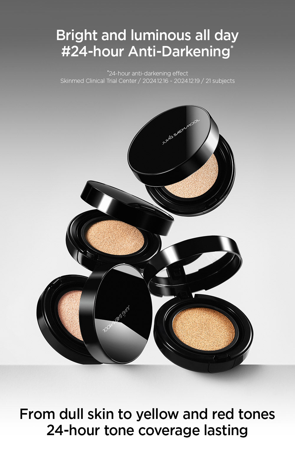 JUNGSAEMMOOL Essential Skin Nuder Long Wear Cushion (SPF50+ / PA+++) 14g + Refill [US, Japan, Germany, India, UK, Uae, France, Italy, Brazil, Canada, Russia, South Africa, Australia, Kuwait, Mexico, Indonesia, Netherlands, Saudi Arabia, UKRAIN, Finland, POLAND, Singapore, Malaysia ]