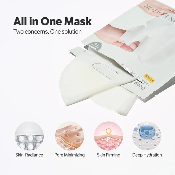 SUNGBOON EDITOR Deep Collagen Power Boosting Mask 4EA [US, Japan, Germany, India, UK, Uae, France, Italy, Brazil, Canada, Russia, South Africa, Australia, Kuwait, Mexico, Indonesia, Netherlands, Saudi Arabia, UKRAIN, Finland, POLAND, Singapore, Malaysia ]